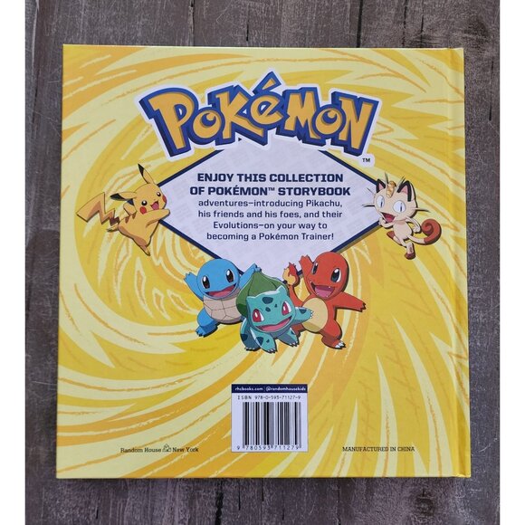 Pokémon Storybook Collection Hardcover Pikachu, Squirtle, Charmander, Bulbasaur - Picture 3 of 5